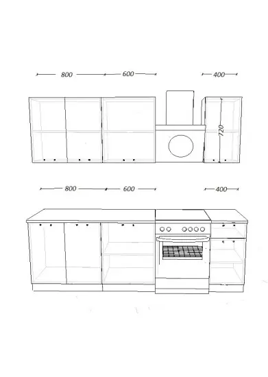Белый глянец 1800 мм_прямая 1