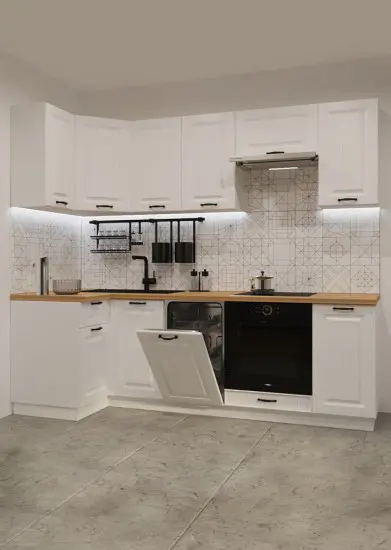 Вегас белый 1000*2450 мм_угловая 1